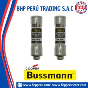 KTK-R-6 COOPER/BUSSMANN FUSIBLE DE CARTUCHO LIMITRON RÁPIDO CLASS CC 6AMP/600VAC