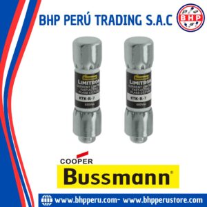 KTK-R-7 COOPER/BUSSMANN FUSIBLE DE CARTUCHO LIMITRON RÁPIDO CLASS CC 7AMP/600VA