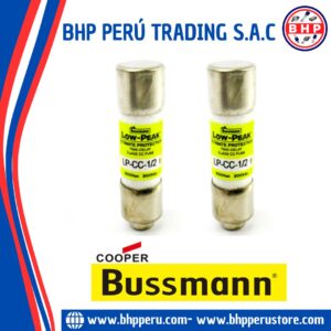 LP-CC-1/2 COOPER/BUSSMANN FUSIBLE DE CARTUCHO LOW-PEAK RETARDADO CLASS CC, 1/2A - 600VAC