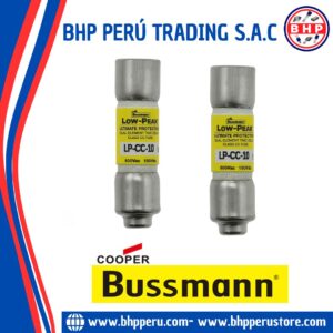 LP-CC-10 COOPER/BUSSMANN FUSIBLE DE CARTUCHO LOW-PEAK RETARDADO CLASS CC, 10A - 600VAC