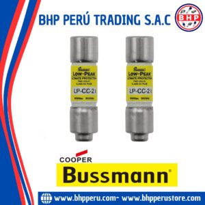 LP-CC-2 COOPER/BUSSMANN FUSIBLE DE CARTUCHO LOW-PEAK RETARDADO CLASS CC, 2A - 600VAC