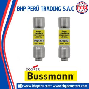 LP-CC-25 COOPER/BUSSMANN FUSIBLE DE CARTUCHO LOW-PEAK RETARDADO CLASS CC, 25A - 600VAC