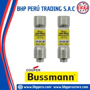 LP-CC-30 COOPER/BUSSMANN FUSIBLE DE CARTUCHO LOW-PEAK RETARDADO CLASS CC, 30A - 600VAC