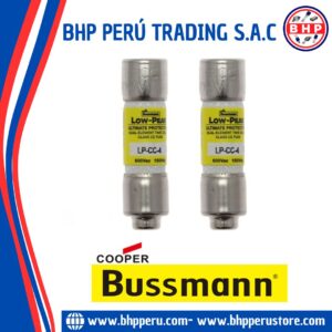 LP-CC-4 COOPER/BUSSMANN FUSIBLE DE CARTUCHO LOW-PEAK RETARDADO CLASS CC, 4A - 600VAC