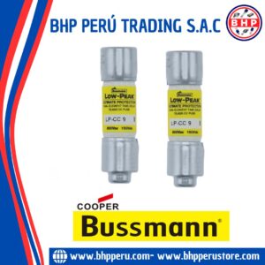 LP-CC-9 COOPER/BUSSMANN FUSIBLE DE CARTUCHO LOW-PEAK RETARDADO CLASS CC,  9A - 600VAC