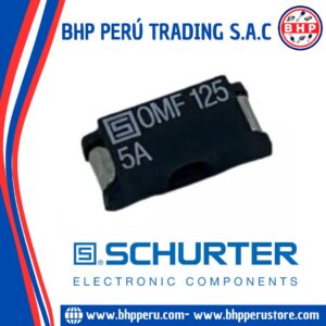 OMF125-5A SCHURTER FUSIBLE DE MONTAJE EN SUPERFICIE 5A 125VAC/VDC 2-SMD