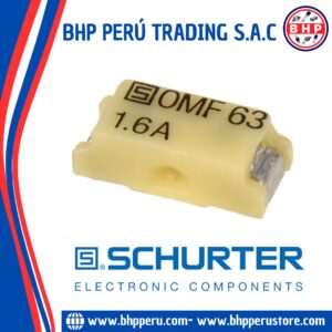 OMF63-1.6A SCHURTER FUSIBLE DE MONTAJE EN SUPERFICIE 1.6A - 63VAC/VDC 2-SMD