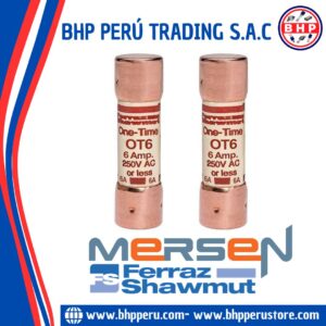 OT6 MERSEN / FERRAZ SHAWMUT FUSIBLE ÚNICO CLASE K5 6A/250V