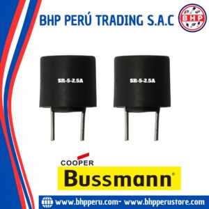 SR-5-2.5A COOPER/BUSSMANN FUSIBLE  RADIAL RETARDADO 2.5AMP - 250V