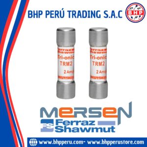 TRM2 MERSEN / FERRAZ SHAWMUT FUSIBLE RETARDADO TRI-ONIC  2A - 250V