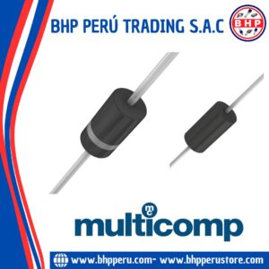1.5KE20A MULTICOMP DIODO SUPRESOR UNIDIRECCIONAL 1,5KW DO-201