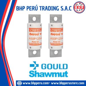 A50P125 GOULD SHAWMUT FUSIBLE AMP-TRAP RÁPIDO 125AMP. 500V