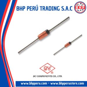 BAV20 DC COMPONENTS DIODO RECTIFICADOR  200MA - 200V. DO-35