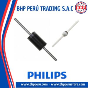 BY328 PHILIPS DIODO RECTIFICADOR  3A - 1500V. SOD-64