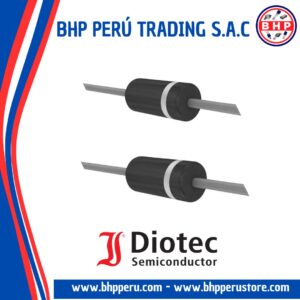 BY500/100 DIOTEC DIODO RECTIFICADOR  5A - 100V. DO-201AD