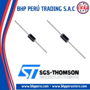 BYW98-100 SGS-THOMSON DIODO RECTIFICADOR  100V 3A DO-201AD