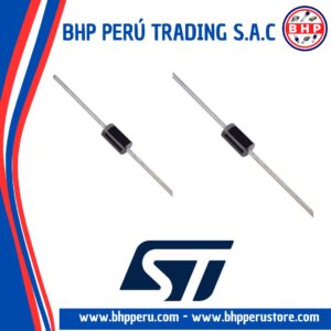 BYW98-200 STMICROELECTRONICS  DIODO RECTIFICADOR  200V 3A DO-201AD