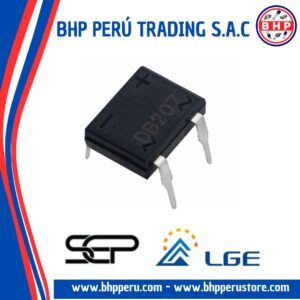 DB207 SEP / LGE DIODO RECTIFICADOR MONOFÁSICO  1-PHASE 1000V 2A DB-M