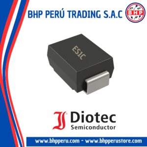 ES1C DIOTEC SEMICONDUCTOR DIODO RECTIFICADOR  1A / 150V. SMA DO-214AC