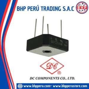 GBPC2506W DC COMPONENTS DIODO PUENTE MONOFÁSICO 25A / 600V. MBR-25W