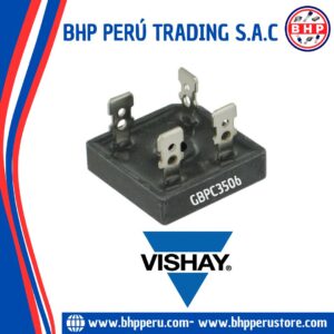 GBPC3506 VISHAY DIODO PUENTE RECTIFICADOR MONOFASICO 35A / 600V