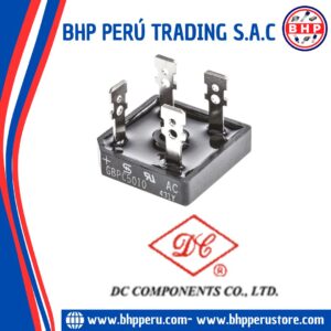 GBPC5010 DC COMPONENTS DIODO PUENTE MONOFÁSICO 50A / 1000V