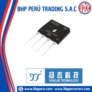 GBU408 YANGJIE TECHNOLOGY DIODO PUENTE MONOFÁSICO 4A 800V GBU-4