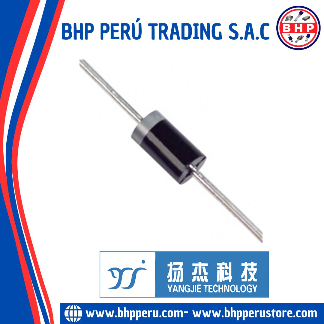 thumbnail image 2 of 20pcs Smw HER107 Rectifier Diode – 1A 800V – DO-41 Package 2 of 6