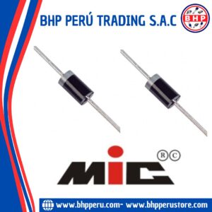 HER302  MIC DIODO RECTIFICADOR 3A - 200V. DO-27