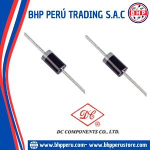HER307 DC COMPONENTS DIODO RECTIFICADOR 3A / 800V. DO-27