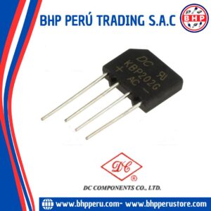 KBP202G DC COMPONENTS DIODO PUENTE RECTIFICADOR  200V 2A 4-PIN