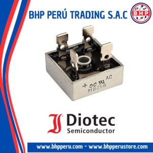 MB256 DC COMPONENTS DIODO RECTIFICADOR MONOFÁSICO  1-PHASE 600V 25A