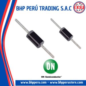 MUR105G ON SEMICONDUCTOR DIODO RECTIFICADOR ULTRARÁPIDO 50V 1A DO-41