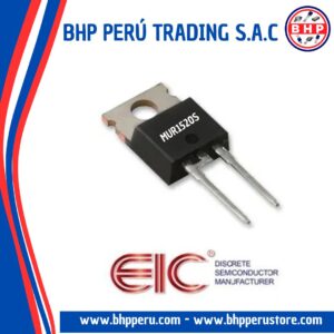 MUR1520S EIC SEMICONDUCTOR DIODO RECTIFICADOR ULTRARÁPIDO 15A 200V TO-220AC