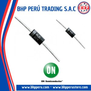 MUR460 ON SEMICONDUCTOR DIODO RECTIFICADOR ULTRARÁPIDO 8A 600V, TO-220AC
