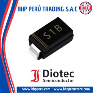 S1B DIOTEC SEMICONDUCTOR DIODO RECTIFICADOR 100V 1A DO-214AC SMB