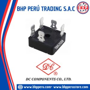 TBR2508 DC COMPONENTS DIODO PUENTE RECTIFICADOR TRIFASICO  25A/800V