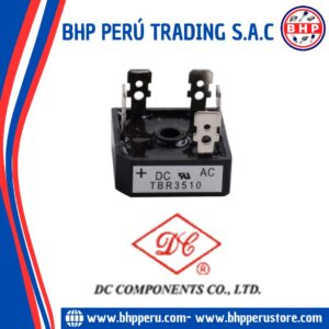 TBR3510 DC COMPONENTS DIODO PUENTE RECTIFICADOR TRIFASICO 35A / 1000V