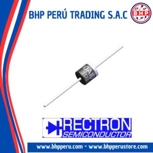 10A10 RECTRON DIODO RECTIFICADOR 10A - 1000V. R-6