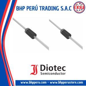 1N4935 DIOTEC SEMICONDUCTOR DIODO RECTIFICADOR 1A / 200V. DO-204AC