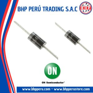1N5404 ON SEMICONDUCTOR DIODO RECTIFICADOR 3A - 400V. DO-201AD