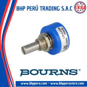 6639S-1-202 BOURNS POTENCIOMETRO SIN FIN 22MM. 2K - 1W. 15%