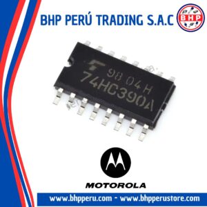 74HC390A MOTOROLA CIRCUITO INTEGRADO I.C. DUAL 4-STAGE BINARY RIPPLE COUNT SOIC-16