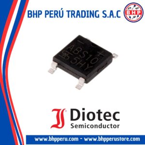 ABS10 DIOTEC PUENTE RECTIFICADOR MONOFÁSICO 1000V 500MA ABS