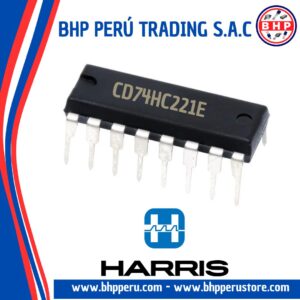 CD74HC221E HARRIS CIRCUITO INTEGRADO  I.C. DUAL MONO MULTIVIB DIP-16