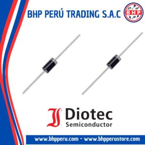 EM513 DIOTEC DIODO RECTIFICADOR  1A 1600V. DO-41