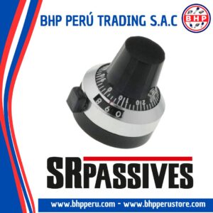 GP3-6.35-22X24 SR PASSIVES PERILLA DE PRECISIÓN   KNOB W/COUNTING DIAL SHAFT 6.35MM
