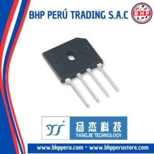 KBU406 YANGJIE TECHNOLOGY DIODO PUENTE RECTIFICADOR 4A - 600V. SIL-4
