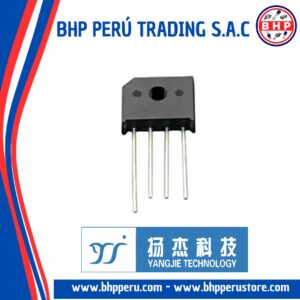 KBU408 YANGJIE TECHNOLOGY DIODO PUENTE RECTIFICADOR 4A - 800V. SIL-4