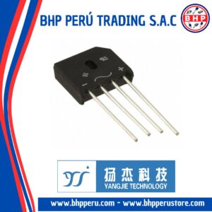 KBU410 YANGJIE TECHNOLOGY DIODO PUENTE RECTIFICADOR  4A - 1000V. SIL-4